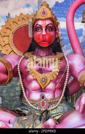 Hanuman statue Maruti Hindu Tempel Altinho Panjim Goa Indien Stockfoto