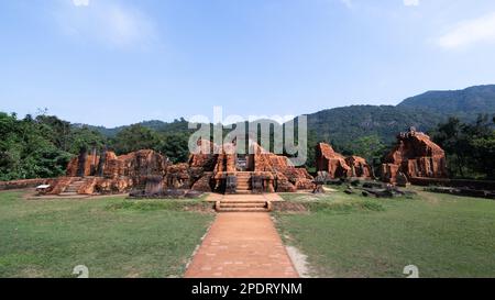 Bilder von den alten Hindu-Tempeln von My Son in der Nähe von Hoi an in Vietnam Stockfoto