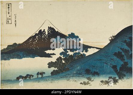 Inume Pass in der Provinz Kai aus der Serie 36 Ausblicke auf den Mt. Fuji c. 1830-1832 von Katsushika Hokusai Stockfoto