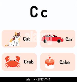 Alphabete für Kinder Stock Vektor