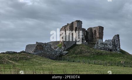 Duffus Castle Stockfoto