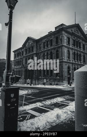 Kunstgalerie Nova Scotia, ehemalige Büros des Alten Dominion und Altes Postamt Stockfoto