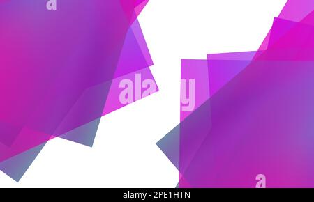 Abstrakter Hintergrund von geometrischen Formen. Rosa, Lila. Stockfoto