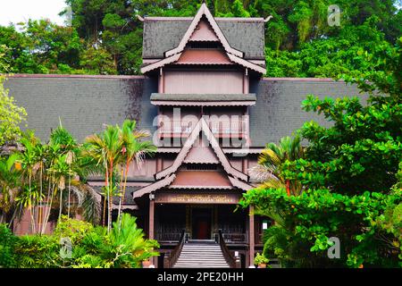 Malaysia, Melaka, Malakka, Sultanatpalast, Museum, Stockfoto