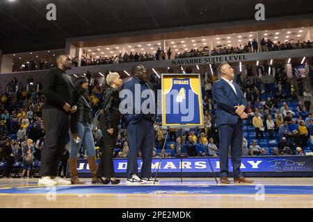 McNeese State University ernennt das Gericht nach Cowboy Great und NBA Hall of Fame Mitglied Joe Dumars, Donnerstag, 5. Januar 2023, in Lake Charles, Louisiana Stockfoto