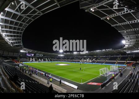 Allgemeiner Blick ins Innere des MKM Stadions vor dem Sky Bet Championship-Spiel Hull City gegen Burnley im MKM Stadium, Hull, Großbritannien. 15. März 2023. (Foto: James Heaton/News Images) Kredit: News Images LTD/Alamy Live News Stockfoto