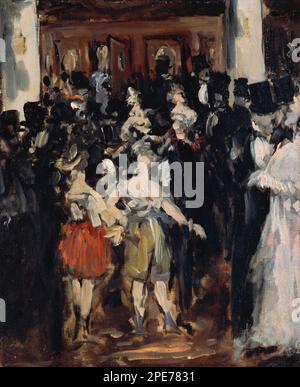 Maskenball in der Oper 1873 von Edouard Manet Stockfoto