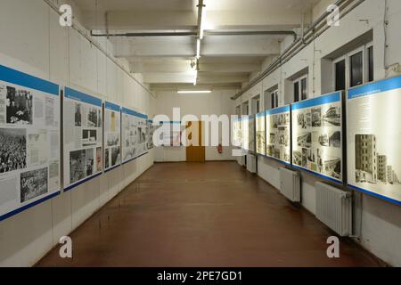 Dokumentationszentrum, KdF Seaside Resort, Prora, Binz, Rügen, Mecklenburg-Vorpommern Stockfoto