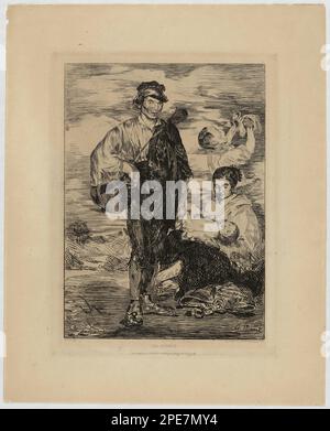 Les Gitanos (die Zigeuner) von Edouard Manet Stockfoto