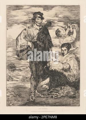 Die Zigeuner (Les Gitanos) 1862 von Edouard Manet Stockfoto