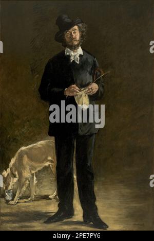 Der Künstler - Porträt von Marcellin Desboutin von Edouard Manet Stockfoto