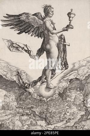 Nemesis (c. 1501) von Albrecht Dürer Stockfoto