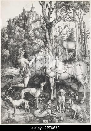 Saint Eustace, ca. 1501 von Albrecht Dürer Stockfoto