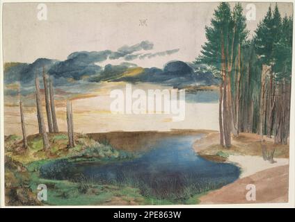 Landschaft mit Waldpool, ca. 1497 von Albrecht Dürer Stockfoto