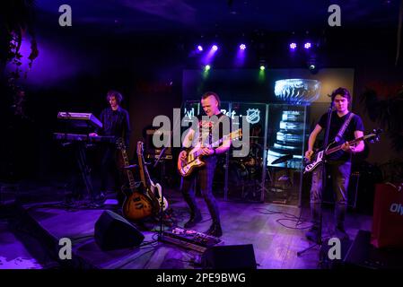 RIGA, Lettland. 15. März 2023. Stanley Cup - zum ersten Mal in Riga angekommen. Kredit: Gints Ivuskans/Alamy Live News Stockfoto