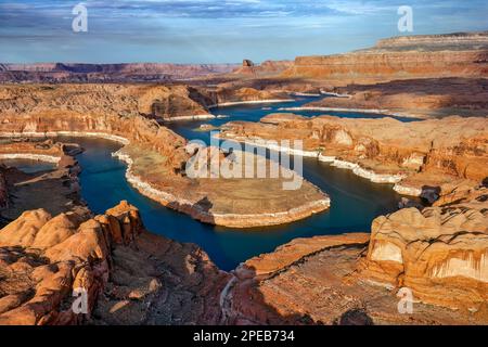 Lake Powell Aerial, Page, Utah Stockfoto