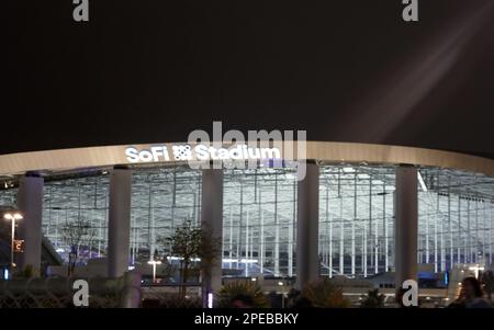 Inglewood, Kalifornien, USA 11. März 2023 Sofi Stadium am 11. März 2023 in Inglewood, Kalifornien, USA. Foto: Barry King/Alamy Stock Photo Stockfoto