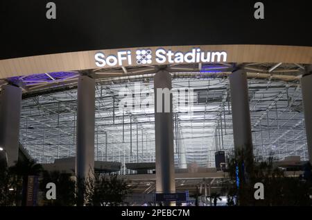 Inglewood, Kalifornien, USA 11. März 2023 Sofi Stadium am 11. März 2023 in Inglewood, Kalifornien, USA. Foto: Barry King/Alamy Stock Photo Stockfoto