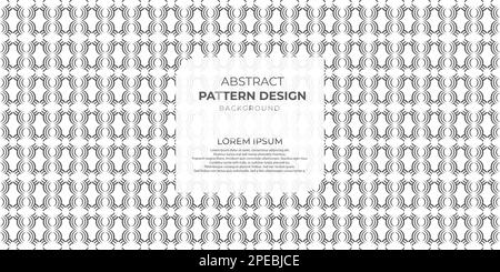 Moderne nahtlose geometrische Formen Vektormuster Stock Vektor