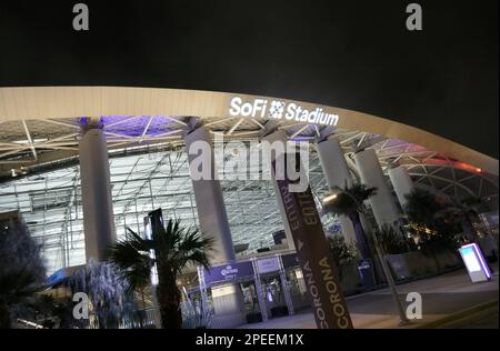 Inglewood, Kalifornien, USA 11. März 2023 Sofi Stadium am 11. März 2023 in Inglewood, Kalifornien, USA. Foto: Barry King/Alamy Stock Photo Stockfoto