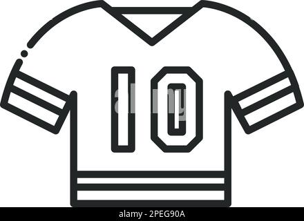jersey american Football Stock Vektor