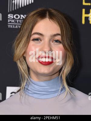 West Hollywood, USA. 15. März 2023. Olivia Scott Welch trifft am 15. März 2023 bei der Premiere „Lucky Hank“ von AMC Network in Los Angeles im London West Hollywood in Beverly Hills in West Hollywood, Kalifornien, ein. © Tammie Arroyo/AFF-USA.com Guthaben: AFF/Alamy Live News Stockfoto