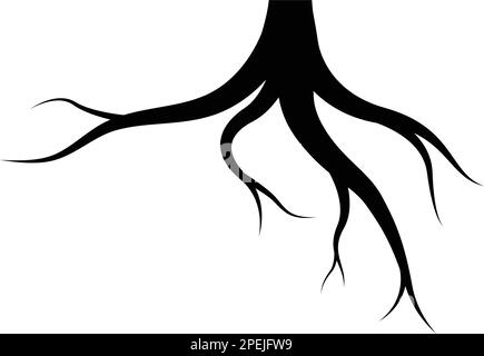 Entwurf einer Vorlage zur Darstellung des Stammvektors Stock Vektor