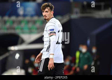 Ljubljana, Stozice-Stadion. 6. Juni 2021. Mergim Berisha für die Nationalmannschaft? Flick könnte eine Überraschung verursachen und in die Nationalmannschaft gerufen werden. FOTO ARCHIVIEREN; Mergim BERISHA (GER), Action, Einzelbild, Einzelmotiv ausschneiden, Halbe Figur, halbe Figur. Deutschland (GER)-Portugal (POR) 1-0, Fußball U-21, FINALE der UEFA Under21-Europameisterschaft 2021 in Ungarn/Slowenien am 6. Juni 2021 in Ljubljana, Stozice-Stadion. â Kredit: dpa/Alamy Live News Stockfoto