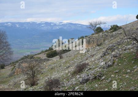 Griechenland, Thessalien, Larisa, Elassona Domeniko Village Vryzosti Area Old Watermills and Equipment Stockfoto