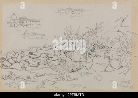 Sorrento, 2. August 1838 1838 von Edward Lear Stockfoto