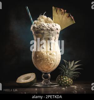 Ananas-Freude Stockfoto
