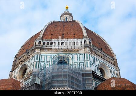 Dom von Florenz mit dem berühmten Dom von Brunelleschi, ein Symbol der Renaissance Florenz und des italienischen Tourismus Stockfoto