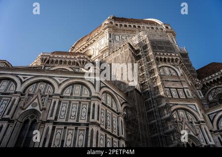 Dom von Florenz mit dem berühmten Dom von Brunelleschi, ein Symbol der Renaissance Florenz und des italienischen Tourismus Stockfoto