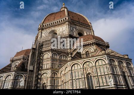 Dom von Florenz mit dem berühmten Dom von Brunelleschi, ein Symbol der Renaissance Florenz und des italienischen Tourismus Stockfoto