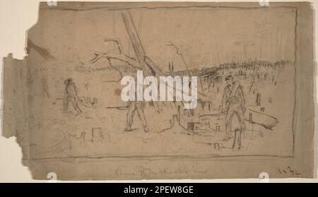 Advance of the Skirmish Line, 1864 von Winslow Homer Stockfoto