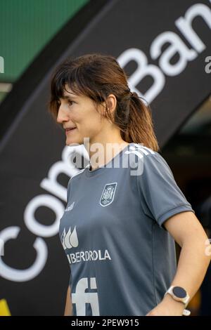 Sydney, New South Wales, Februar 19. 2023: Ein Mitarbeiter während des internationalen Cup of Nations-Spiels zwischen Australien und Spanien im CommBank Stadium in Sydney, Australien. (NOE Llamas/SPP) Stockfoto