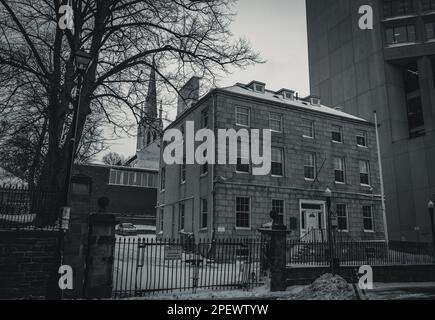 Das Black-Binney-Haus, die Heimat der Nova Scotia Division des kanadischen Kommissarskorps. Stockfoto