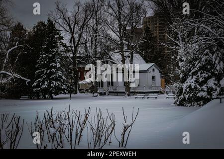 Horticultural Hall, Café/Besucherinformationen im Halifax Public Gardens National Historic Site of Canada Stockfoto