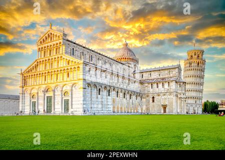 Schiefe Turm von Pisa, Italien Stockfoto