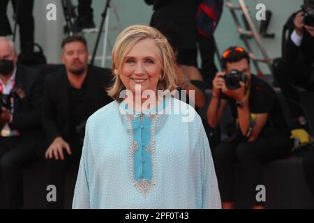 Hillary Clinton „White Noise“ Eröffnungszeremonie Red Carpet 79. Venice International Film Festival 2022 Stockfoto