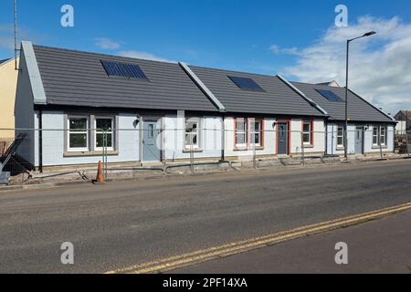 New Homes by North Ayrshire Council, Harbourside, Irvine, North Ayrshire, Schottland, UK Stockfoto