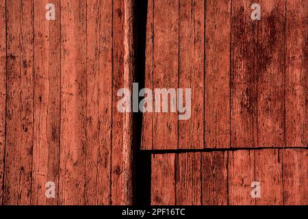 Detail einer alten verwitterten Tür Stockfoto