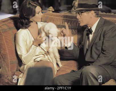 Natalie Wood, Michael Caine, Drehort des Films, Peeper, 20. Century-Fox, 1975 Stockfoto