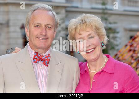 Christine und Neil Hamilton. R.A Summer Exhibition, Royal Academy, London, Großbritannien Stockfoto