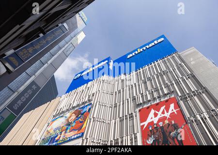 Tokio, Japan. 16. März 2023. Animiere Ikebukuro, den größten Anime-Laden der Welt, an seinem Tag der Wiedereröffnung in Tokio. (Kreditbild: © Stanislav Kogiku/SOPA Images via ZUMA Press Wire) NUR REDAKTIONELLE VERWENDUNG! Nicht für den kommerziellen GEBRAUCH! Stockfoto