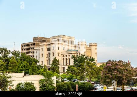 Alte historische State Capitol in Baton Rouge Stockfoto