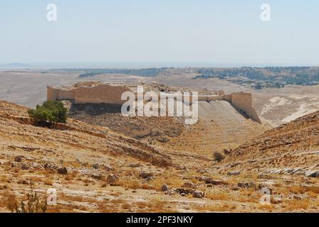 Montreal Castle in Shoubak, Jordanien Stockfoto