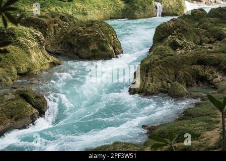 Fluss in Las Nubes, Chiapas State, Mexiko Stockfoto