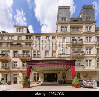 Brenners Park-Hotel und Spa, Außenansicht, fünf-Sterne-Hotel in Baden-Baden, Baden-Württemberg, Deutschland Stockfoto