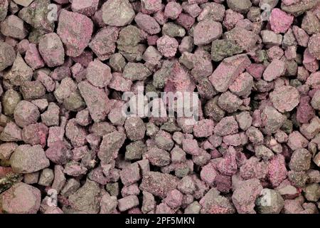 kobaltite aus Schneeberg, Erzgebirge, Deutschland zur Hintergrundverwendung Stockfoto